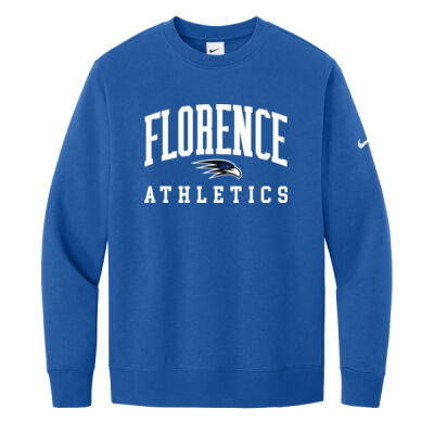 Florence Athletics - Club Fleece Sleeve Swoosh Crew Thumbnail
