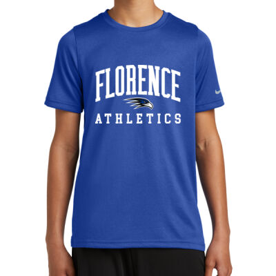 Florence Athletics - Youth Swoosh Sleeve rLegend Tee Thumbnail