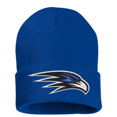 EMB FALCON LOGO - 12 Inch Knit Beanie Thumbnail