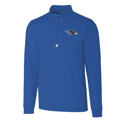 EMB FALCON LOGO - Cutter & Buck Traverse Stretch Quarter Zip Mens Pullover Thumbnail