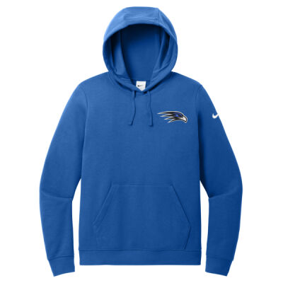 EMB FALCON LOGO - Women's Club Fleece Sleeve Swoosh Pullover Hoodie Thumbnail