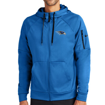 EMB FALCON LOGO - Therma FIT Pocket Full Zip Fleece Hoodie Thumbnail