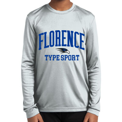 Custom Sports - Youth Long Sleeve PosiCharge ® Competitor Tee Thumbnail