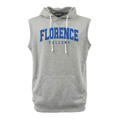 Distressed Florence - Pennant Sleeveless Hoodie Thumbnail