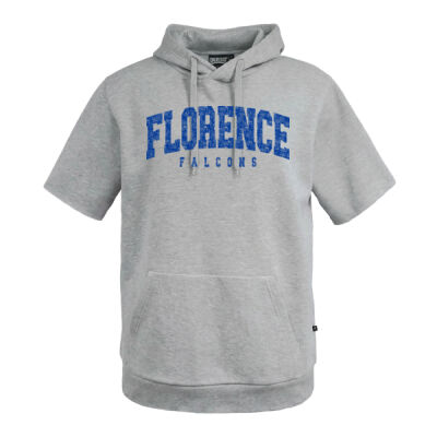 Distressed Florence - Pennant Youth Fleece Short Sleeve Hoodie Thumbnail