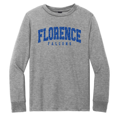 Distressed Florence - Youth Perfect Tri ® Long Sleeve Tee Thumbnail