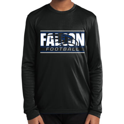 Falcon Football - Youth Long Sleeve PosiCharge ® Competitor Tee Thumbnail