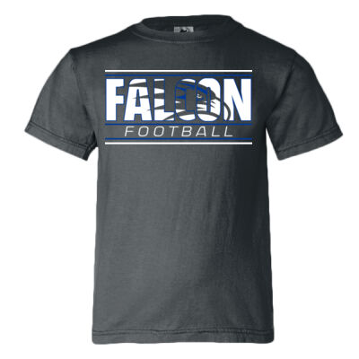 Falcon Football - Youth Garment Dyed Ringspun T-Shirt Thumbnail